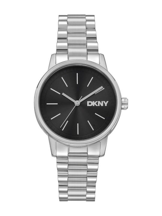 DKNY Women's Watch Battery with Stainless Steel Bracelet Silver