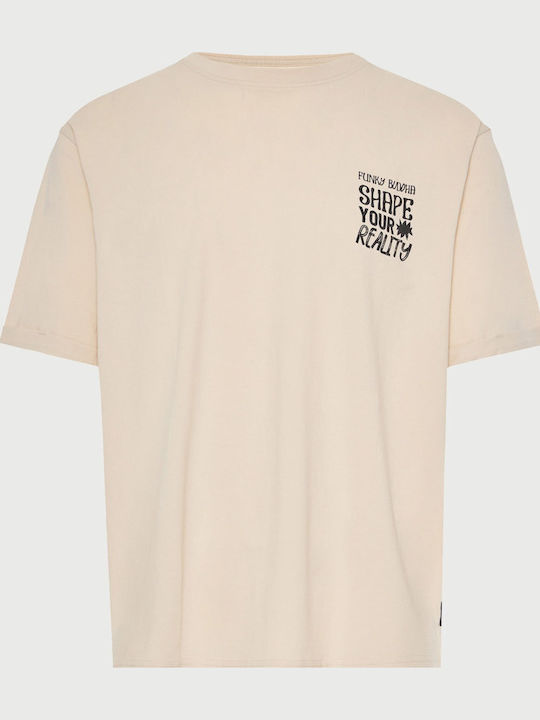 Funky Buddha T-shirt Εκρού