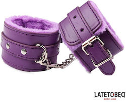 LateToBed Handcuffs in Purple Colour LateToBed Handcuffs in Purple Colour