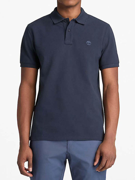 Timberland Polo Μπλούζα Κοντομάνικη Μπλε
