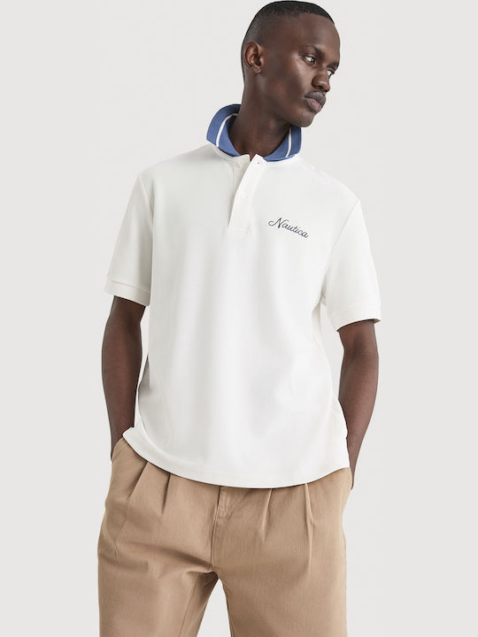 Nautica Polo Short Sleeve Shirt White