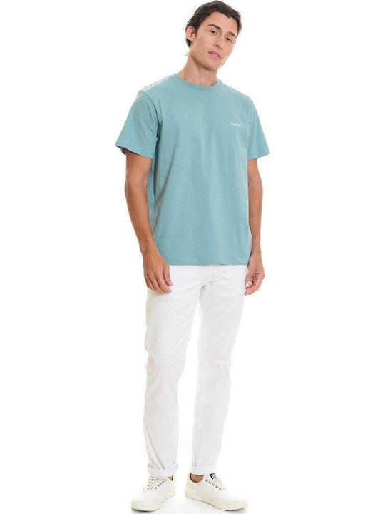 Funky Buddha T-shirt Mineral Blue FBM013-001-04...