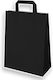Mparkas Χάρτινες Σακούλες Συσκευασίας με Χεράκι Μαύρες 26x12x35εκ. 100τμχ