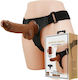 Dildo Realistc Strap-on Cu Veni Proeminente Detasabil Fără Bpa Rezistent La Apă Stimulare Plăceri Unice Ușor De Curățat 20 X 4.4 Cm Nude Maro