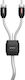 Hertz RCA Кабел Мъжки - Мъжки 1m 19.0148