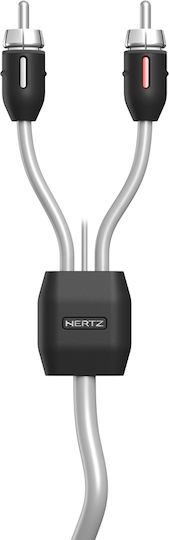 Hertz RCA Кабел Мъжки - Мъжки 1m 19.0148