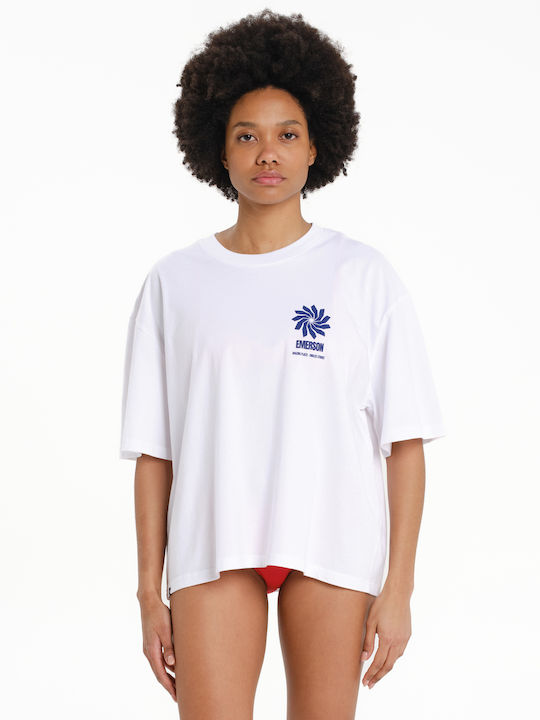 Emerson Γυναικείο Αθλητικό T-shirt Λευκό