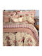 Down Town Home Antique Σετ Σεντόνια King Size 290x280εκ. Πράσινο (4τμχ)