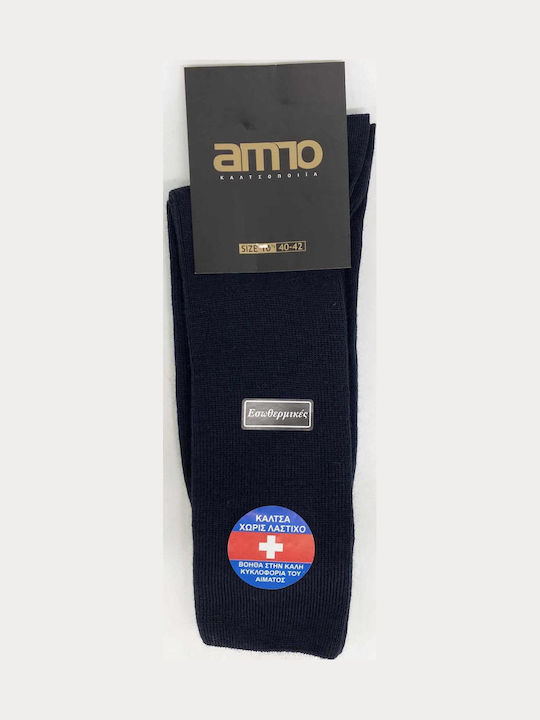 Ampo Socks Ανδρικές Κάλτσες Μαύρες