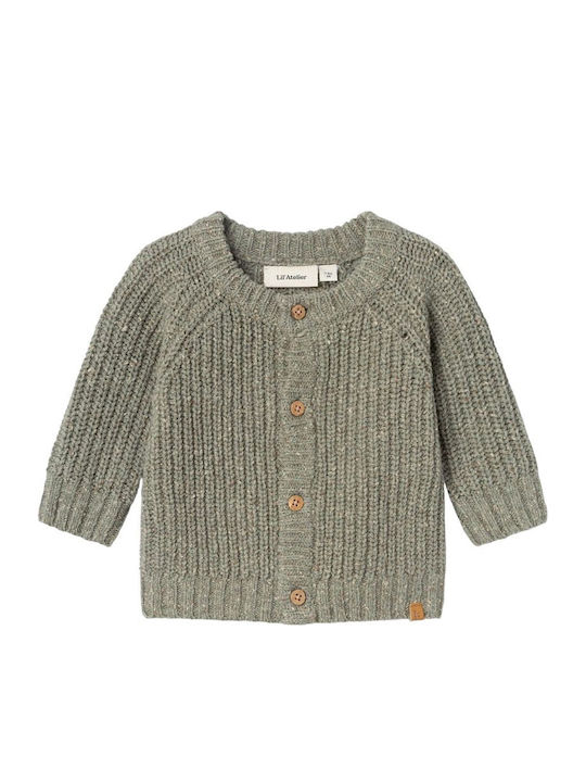 Kids Cardigan Knitted Green