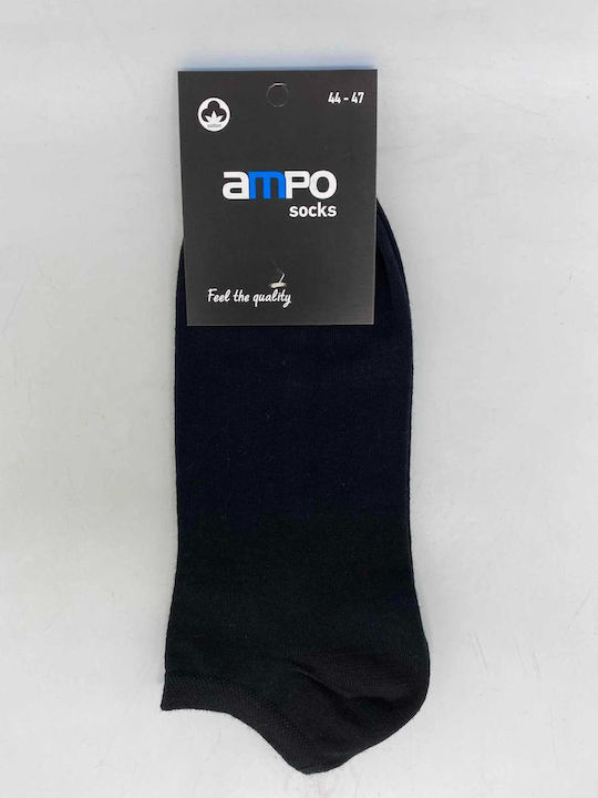 Ampo Socks Κάλτσες Μαύρες 3Pack