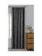 Galifas Curtain with Pencil Pleat Dark Gray 270x280cm