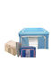 HOMie Metallic Storage Box with Lid Multicolour 50x40x32cm
