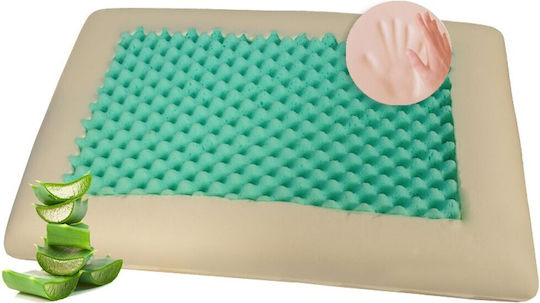 Amve Memory Visco Aloe Vera Bed Pillow Memory Foam Anatomic 40x60x13cm