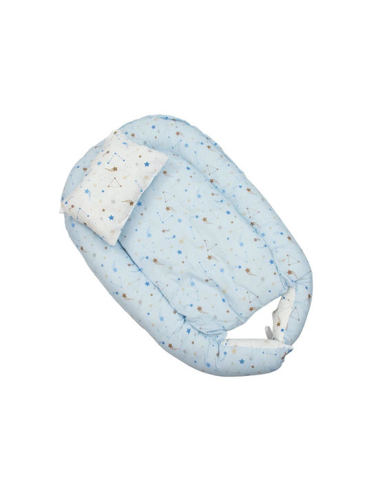 Kamtex Baby Baby Nest Pillow Light Blue 40x64cm