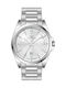 Ferro Men's Battery Watch With Silver Metal Bracelet