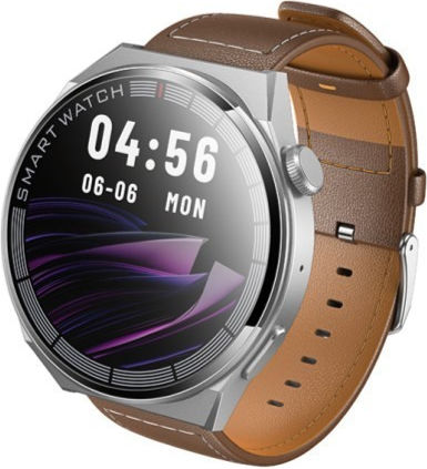 Hoco Y35 Aluminium Smartwatch with Heart Rate Monitor (Silver)