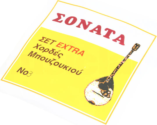 Sonata Σετ Χορδών για Μπουζούκι No.3