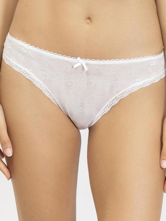 Sielei Women's Slip with Lace White