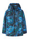 Kids Casual Coat Long Hooded Black