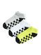 Cool Club Kids' Socks Grey White and Yellow 3 Pairs