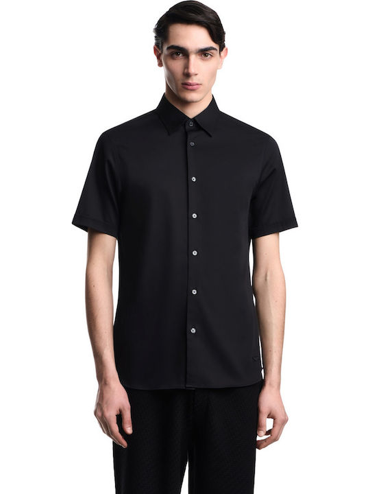 Emporio Armani Short Sleeve Shirt Black