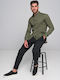 Hernando Long Sleeve Shirt in Regular Fit Khaki