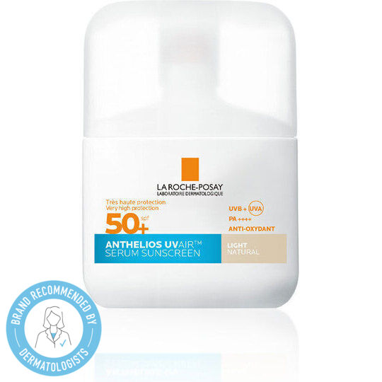 La Roche Posay Anthelios UVAIR Αντηλιακό Serum Προσώπου SPF50+ με Χρώμα Light Natural 50ml