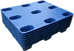 Blow-molded Pallet New Legs Forklift Plastic Buffer Logistic Pallet Warehouse Size 1210