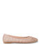 Women's Ballerina Shoes In Beige Colour