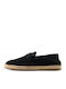 Suede Men's Moccasins in Blue Colour