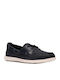 Flexway Leder Herren Bootsschuhe in Blau Farbe