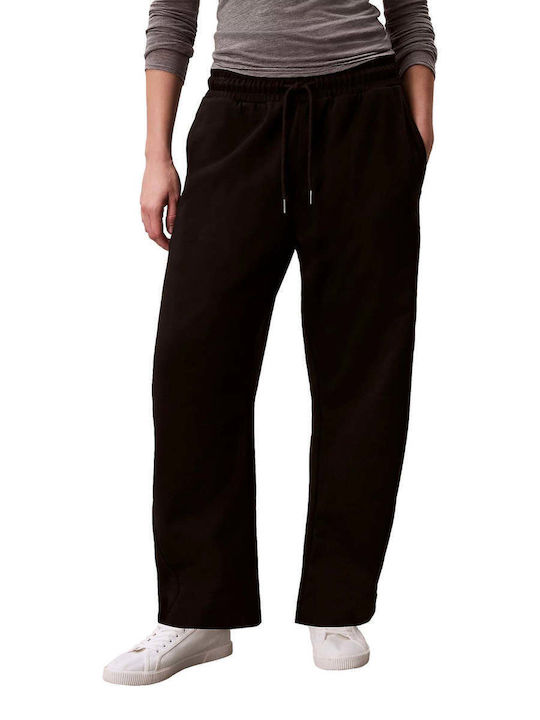 Calvin Klein Παντελόνι Φόρμας Μαυρο