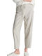 Women's Fabric Trousers Beige