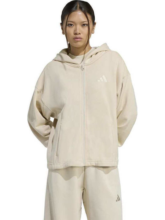 adidas Sportswear W Fi 3s Ζακέτα Μπεζ