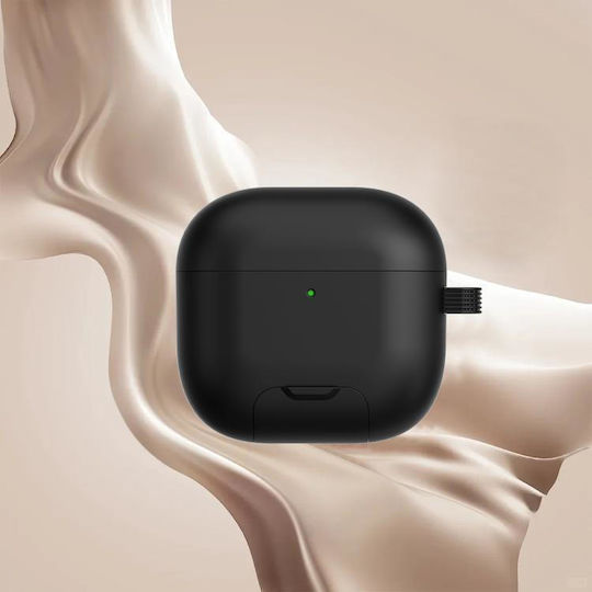 Protective Case for AirPods 4 Anc Galaxy Dual Magnetic Black