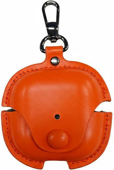 Leder- / Synthetisches Leder-Fall Mit Haken In Orange Für Huawei FreeClip 2