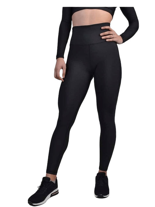 Training Women's Leggings Firming High Waist Push Up Black