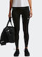 Dri-Fit One Training Γυναικείο Cropped Κολάν Ψηλόμεσο Black / White