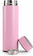 Stainless Steel Thermos Glass 500ml Pink