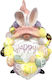 Λαγός Νάνος Polyresin Φως 27x17x12cm Bunny's 932322