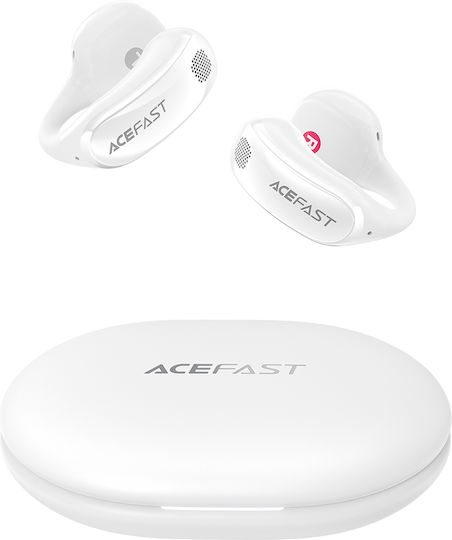 Acefast Aceclip Pro Offenes Ohr Bluetooth Kopfhörer Mit Schweißbeständigkeit Und Ladekoffer Weiß