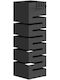 Metal Umbrella Stand Black