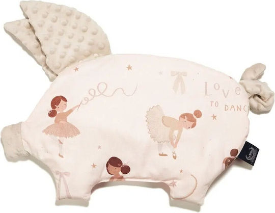 Nursery Decor Sleepy Pig Ballerine Sand Pink Purple