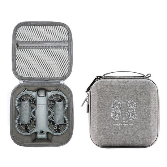 Dji Neo 2 Drone Mini Σκληρή Θήκη Φορητής Θήκης Μεταλλικό Κλιπ Γκρι