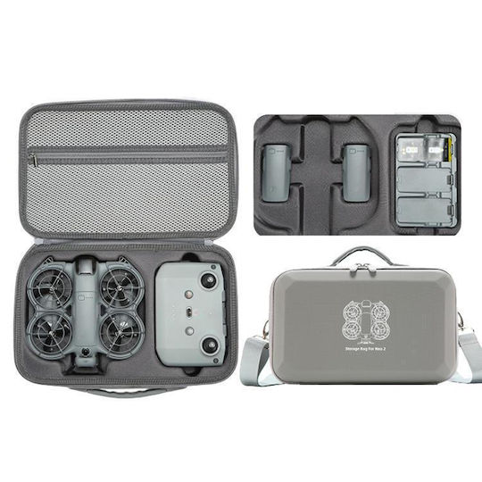 Dji Neo 2 Fly More Combo Hard Shell Carrying Case Specially Designed Gray Sling Bag