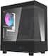Darkflash Gaming Micro Tower Κουτί Υπολογιστή με Πλαϊνό Παράθυρο Μαύρο
