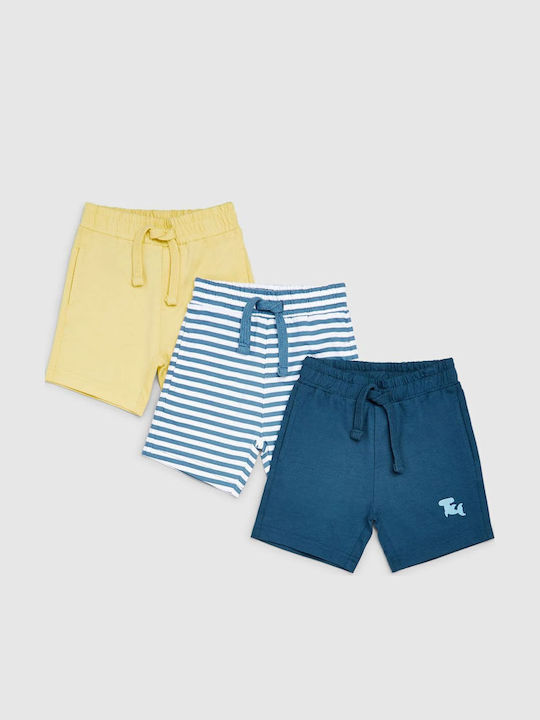 Pantaloni Scurți/Bermude Tesatura Multicolore 3 Bucăți