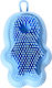 Pet Camelot Dog Brush for Fur Cleaning Blue