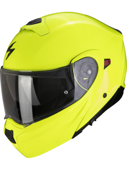 Scorpion Exo-930 Evo Neon Yellow Motorcycle Hel...